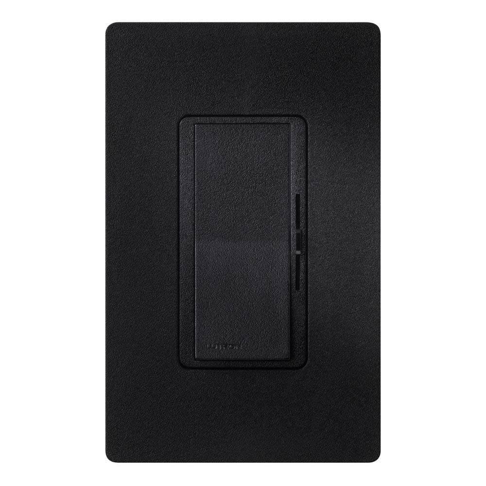 Lutron Black Diva Dimmer Switch for Magnetic Low Voltage, 800-Watt, Single-Pole/3-Way, Midnight (DVSCLV-103P-MN) (2)