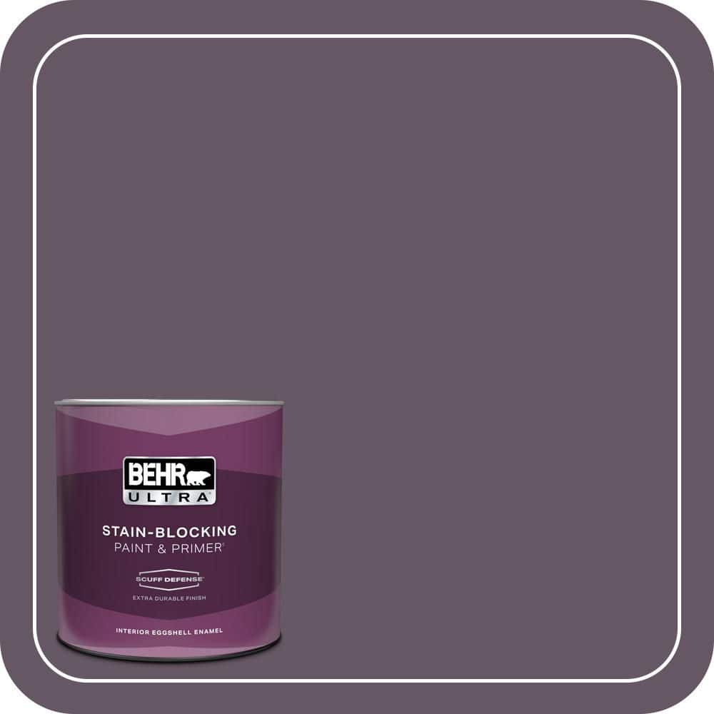 BEHR ULTRA 1 qt. #PPU17-05 Preservation Plum Extra Durable Eggshell Enamel Interior Paint & Primer