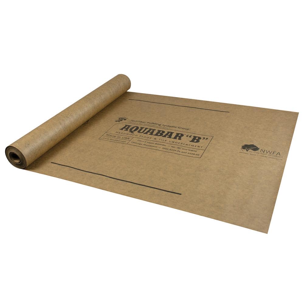 Fortifiber 500 sq. ft. 36 in. Wide x 167 ft. Long x 7 mil Thick Aquabar "B" Tile Underlayment Roll (2)