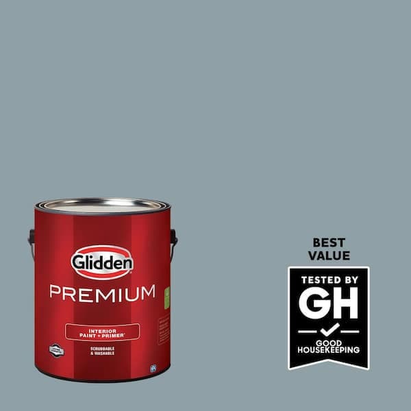 Glidden Premium 1 gal. PPG1037-4 Symmetry Eggshell Interior Latex Paint (2)