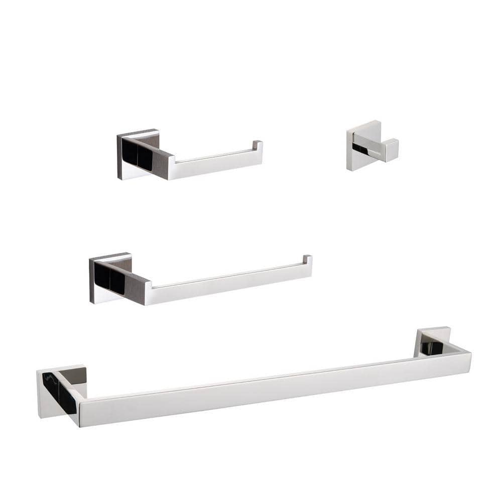 Flynama Piece Bath Hardware Set with Mounting Hardware (1)