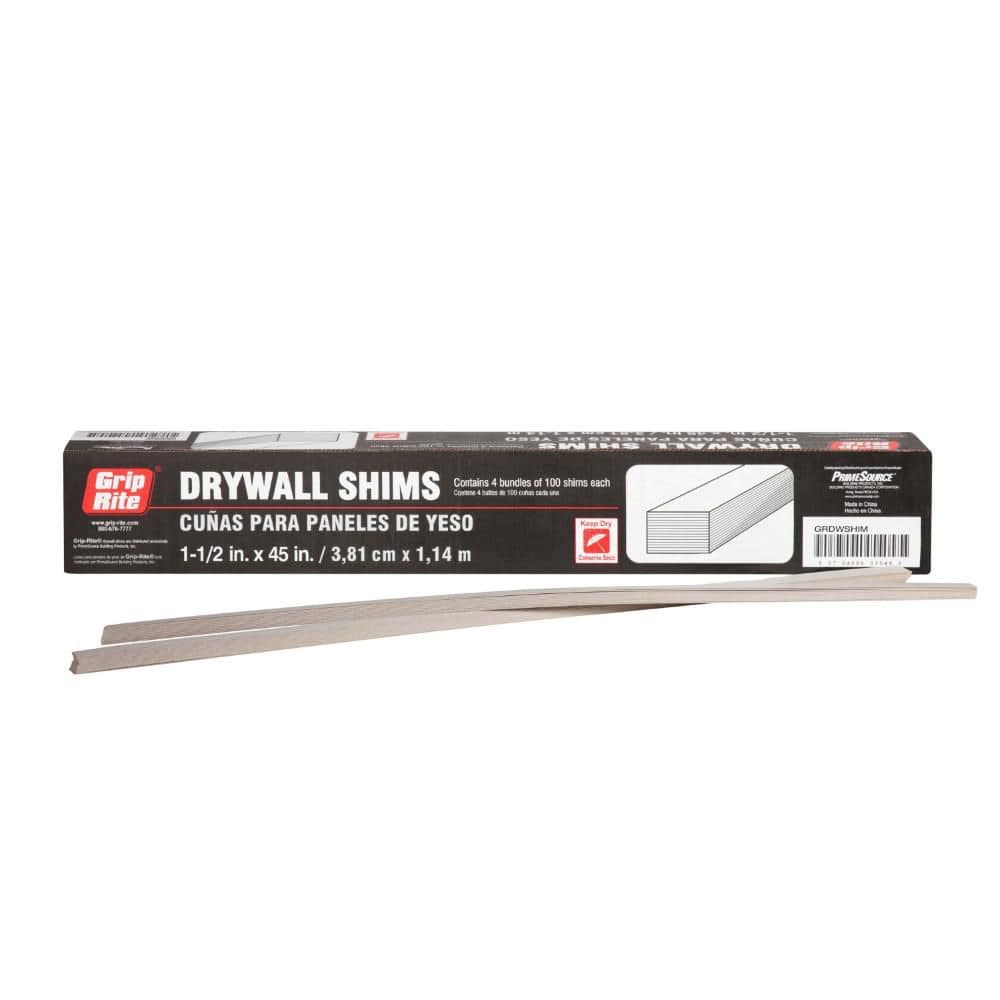 Grip-Rite 3.75 ft. Shim Drywall (100-Bundle) (4)
