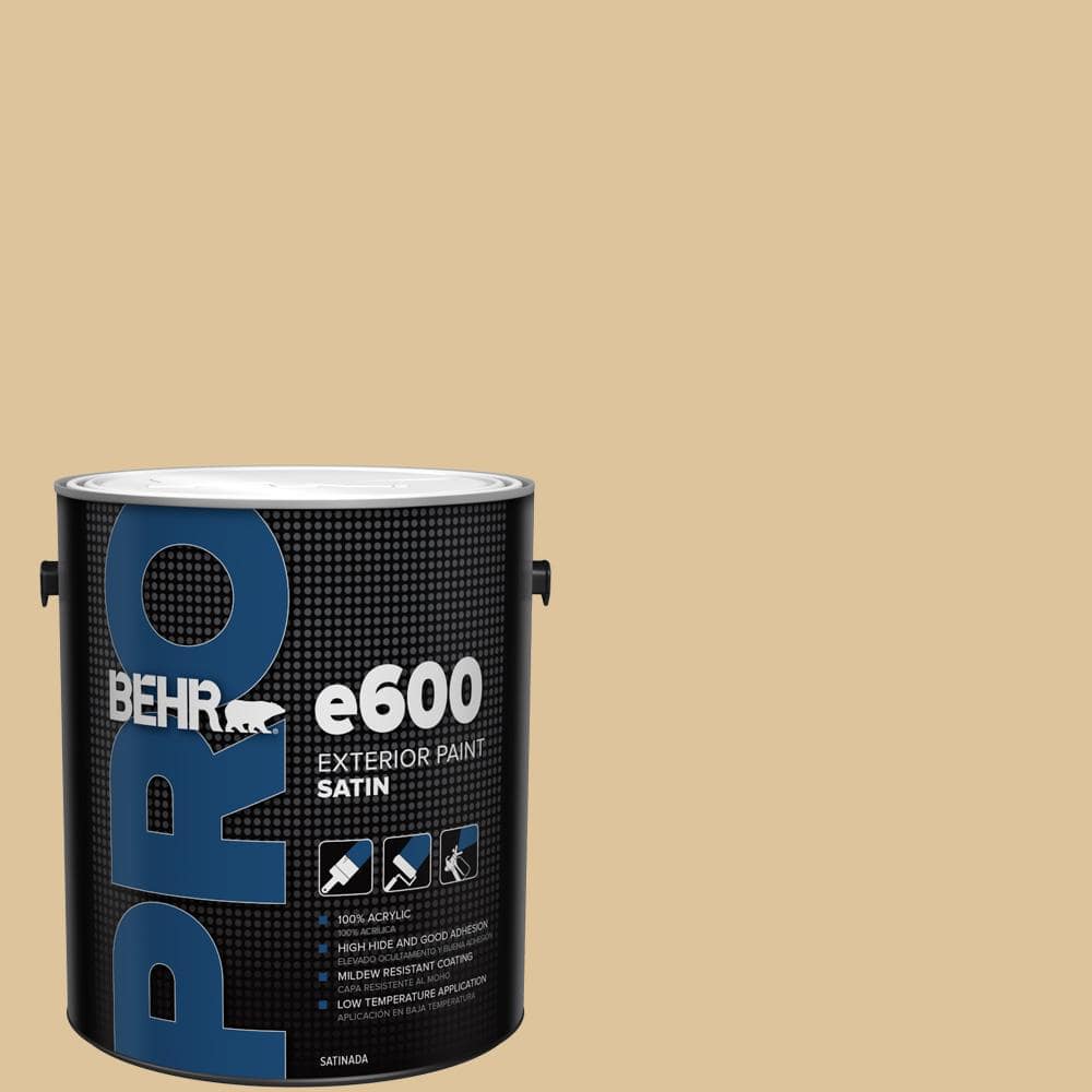 BEHR PRO 1 gal. #S300-3 Almond Cookie Satin Exterior Paint