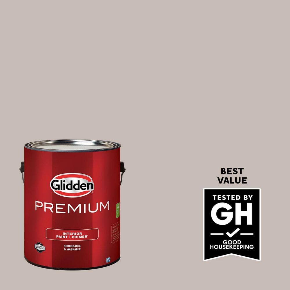 Glidden Premium 1-gal. PPG1017-3 Fond Memory Flat Interior Latex Paint (1)