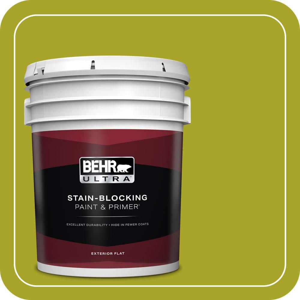 BEHR ULTRA 5 gal. #P340-7 Venom Flat Exterior Paint & Primer