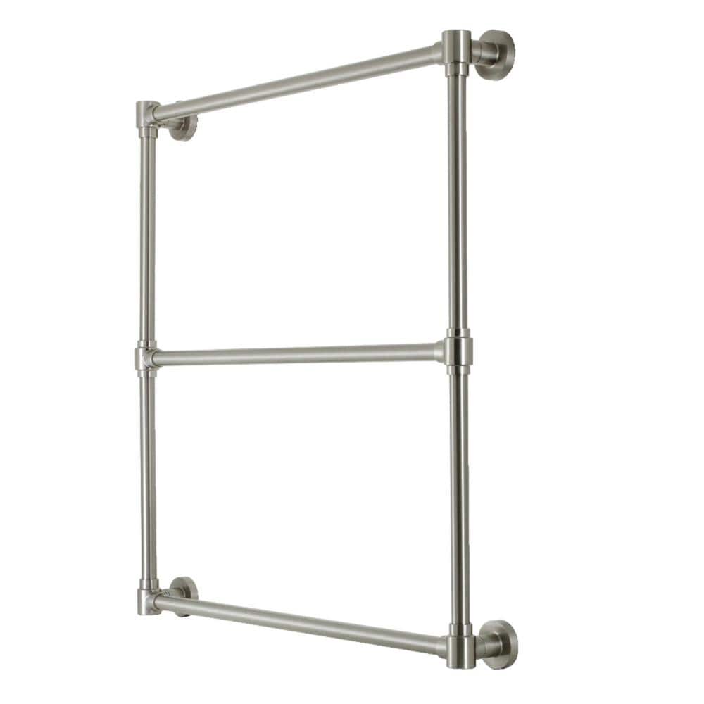 Kingston Brass Gallant 3-Bar Wall Mount Towel Rack in Brushed Nickel (1)