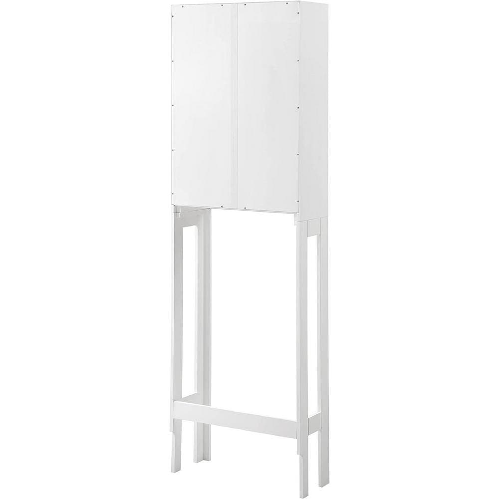 Adrinfly Space Saver 22 in. W x 8.63 in. D x 68 in. H Bathroom Storage Wall Cabinet in White (2)