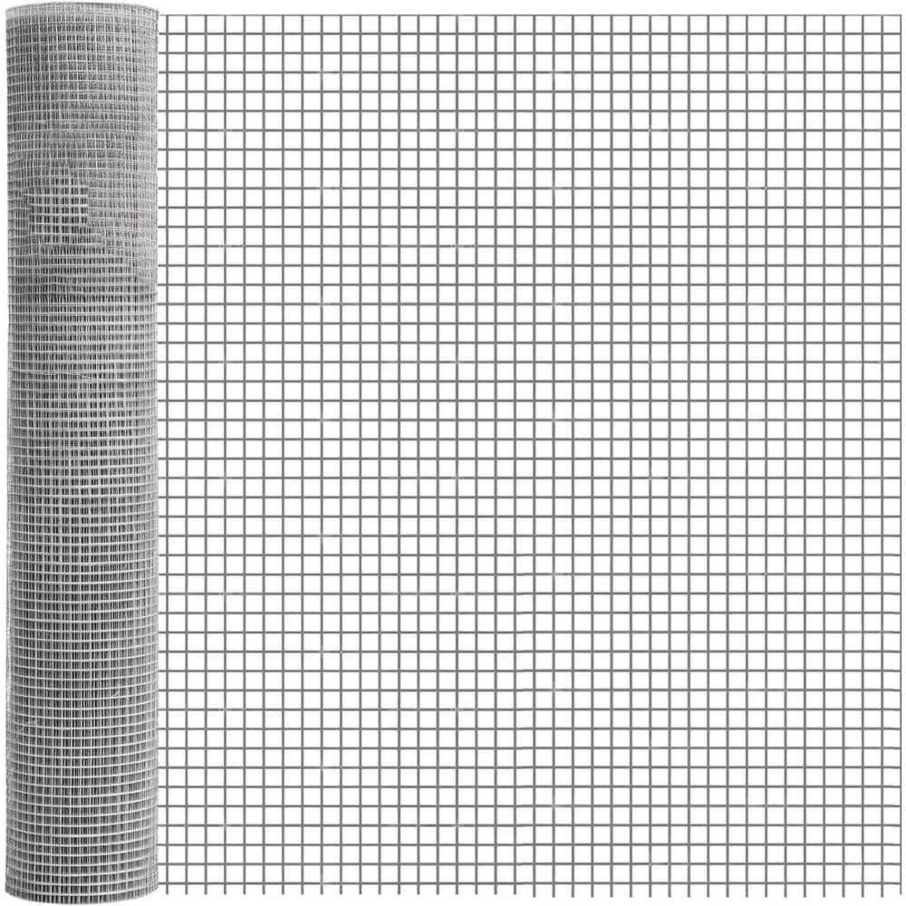 Unbranded Galvanized Hardware Cloth 1/2 Inch Mesh 19 Gauge Welded Cage Wire Fencing Roll for Garden and Animal Protection 16x50' (1)
