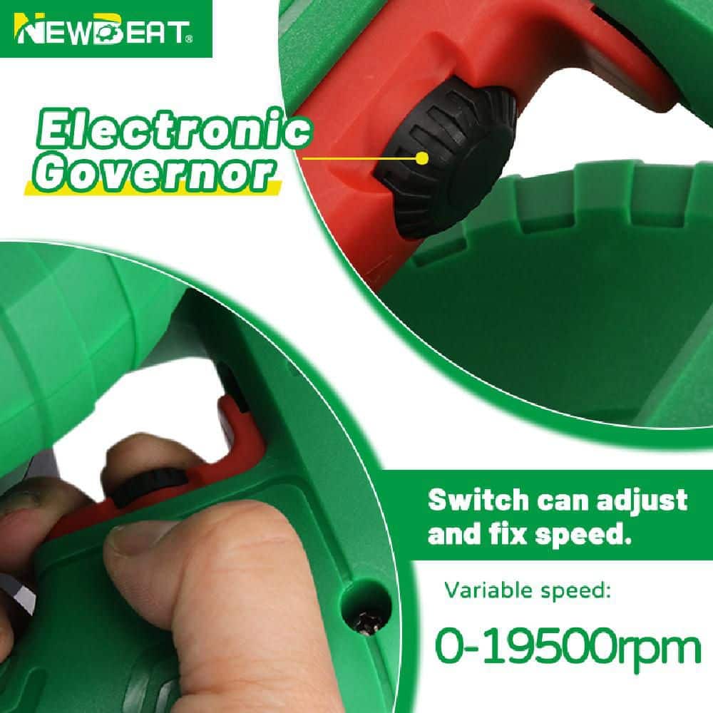 Edendirect 7 in. Variable Speed Floor Fan in Green with 2-in-1 Blower Vacuum, 600W 110V & Double Insulation (2)