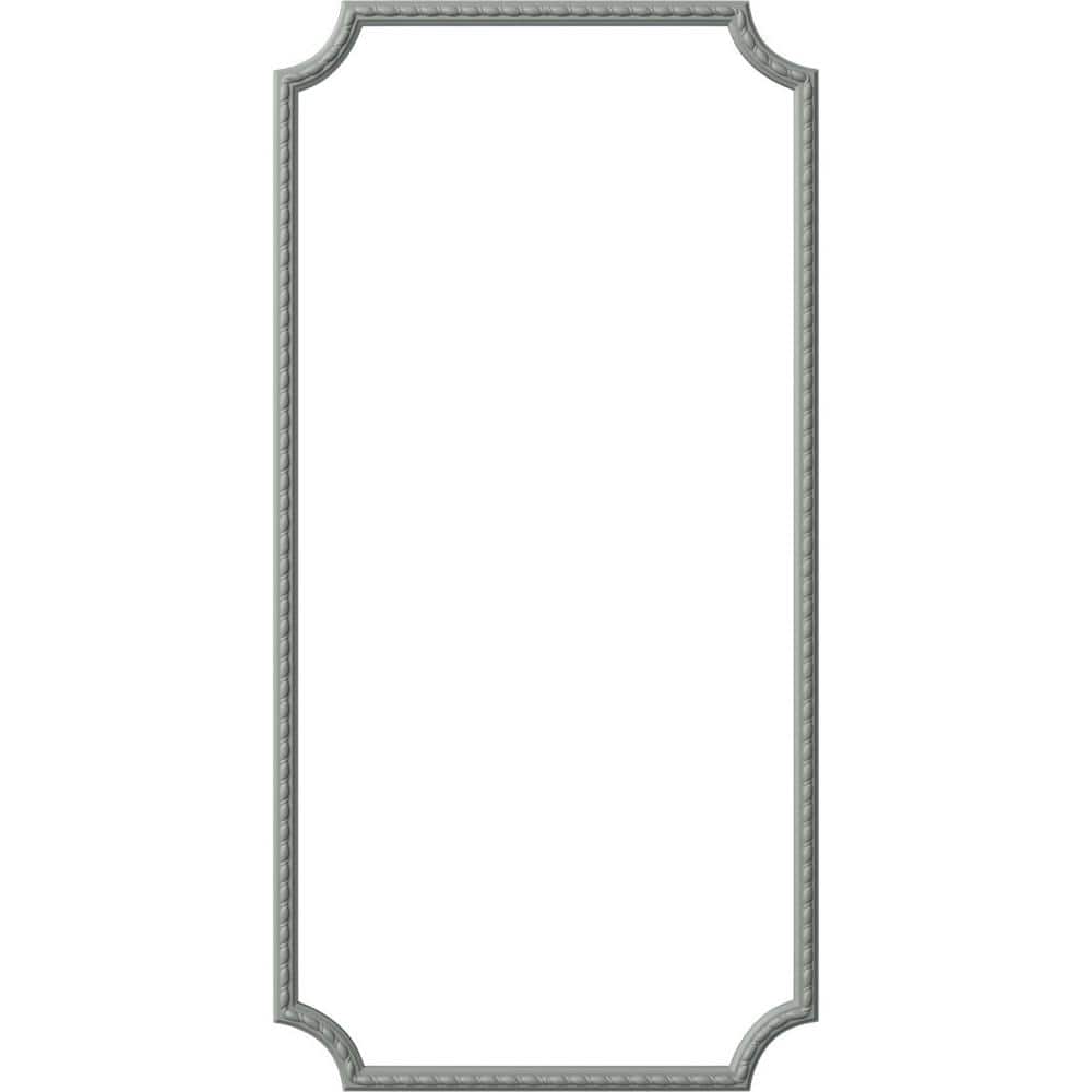 Ekena Millwork 24 in. W x 48 in. H Unfinished Polyurethane Bulwark Rope Panel Moulding Kit (Single Panel) (1)