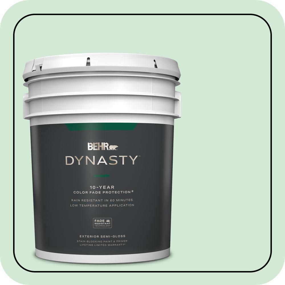 BEHR DYNASTY 5 gal. #460C-3 Venetian Pearl Semi-Gloss Exterior Stain-Blocking Paint & Primer