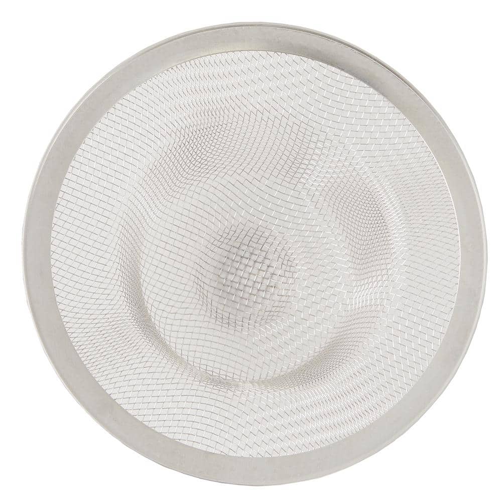 Everbilt 4-3/8 in. Kitchen Drain Mesh Strainer in Stainless Steel (2)