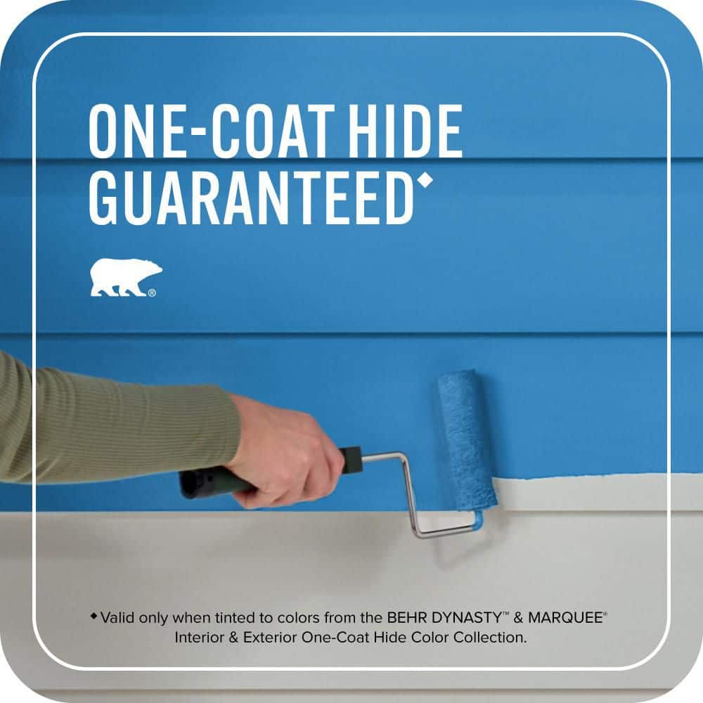 BEHR MARQUEE 1 gal. #P510-6 Brilliant Blue Satin Enamel Exterior Paint & Primer (3)