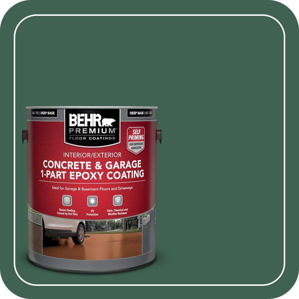 BEHR PREMIUM #M430-7 Self-Priming 1-Part Epoxy Satin Interior/Exterior Concrete and Garage Floor Paint (1)