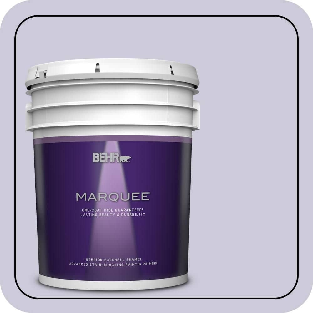 BEHR MARQUEE 5 gal. #S570-2 Magic Scent Eggshell Enamel Interior Paint & Primer