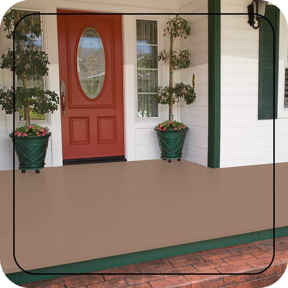 BEHR PREMIUM #S220-4 Low-Lustre Enamel Interior/Exterior Porch and Patio Floor Paint (2)