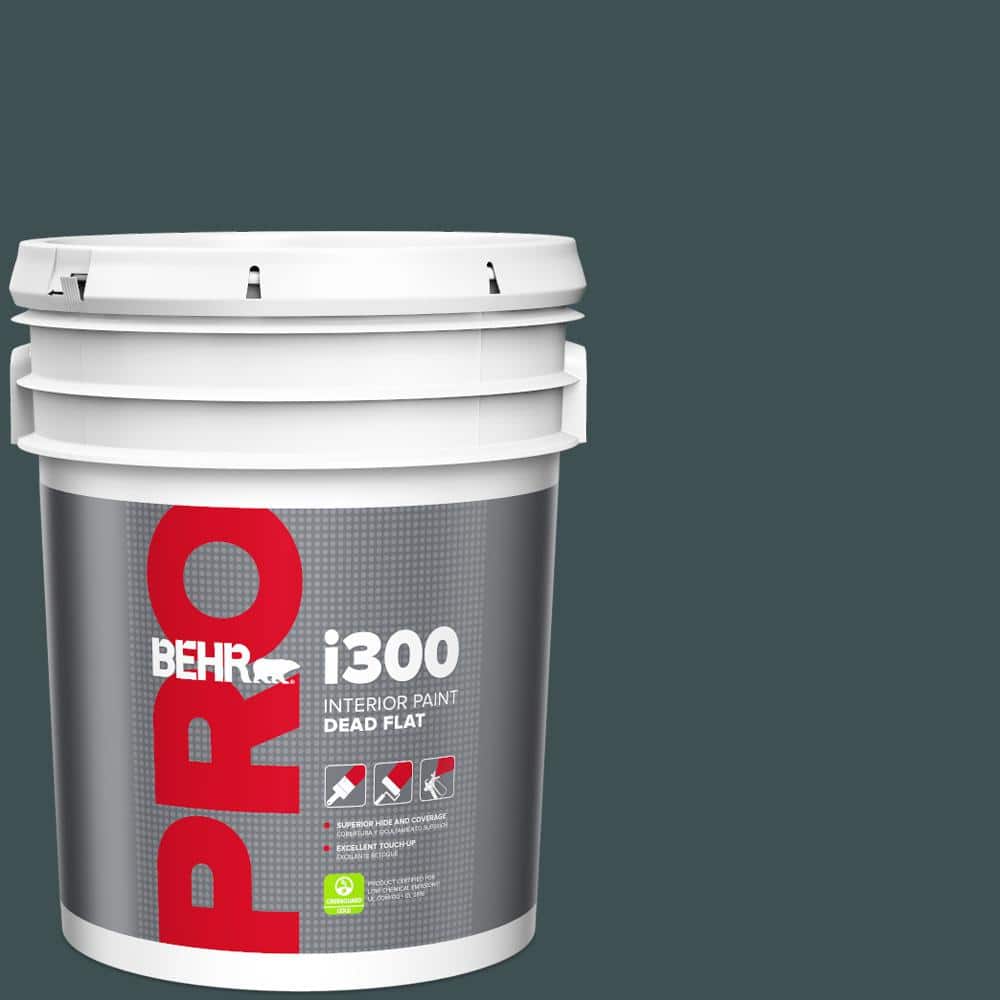 BEHR PRO 5 gal. #S440-7 Thermal Dead Flat Interior Paint