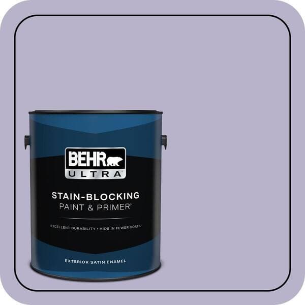 BEHR ULTRA 1 gal. #S570-3 Bohemianism Satin Enamel Exterior Paint & Primer (2)
