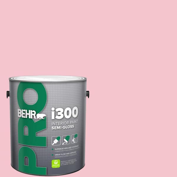 BEHR PRO 1 gal. #P150-2 Energetic Pink Semi-Gloss Interior Paint (2)