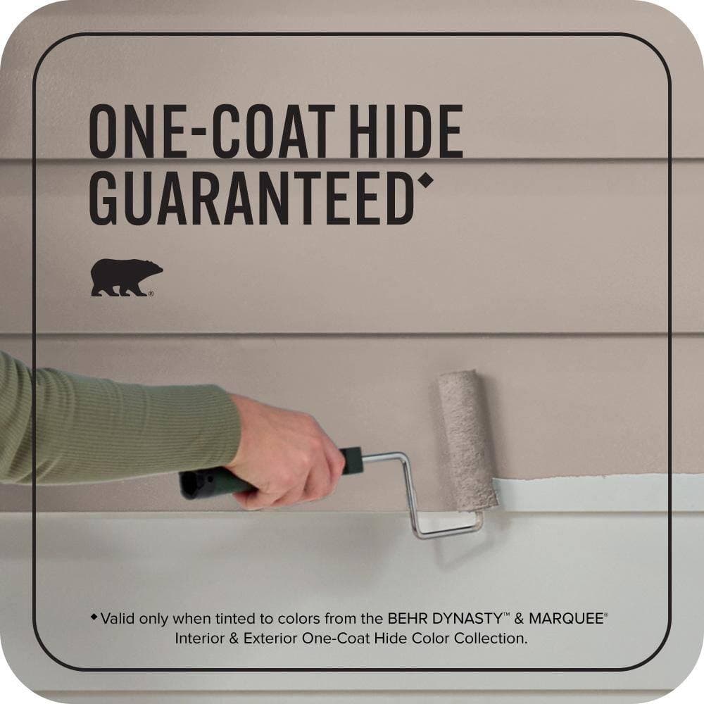 BEHR MARQUEE 1 gal. #N180-4 Moleskin Flat Exterior Paint & Primer (3)