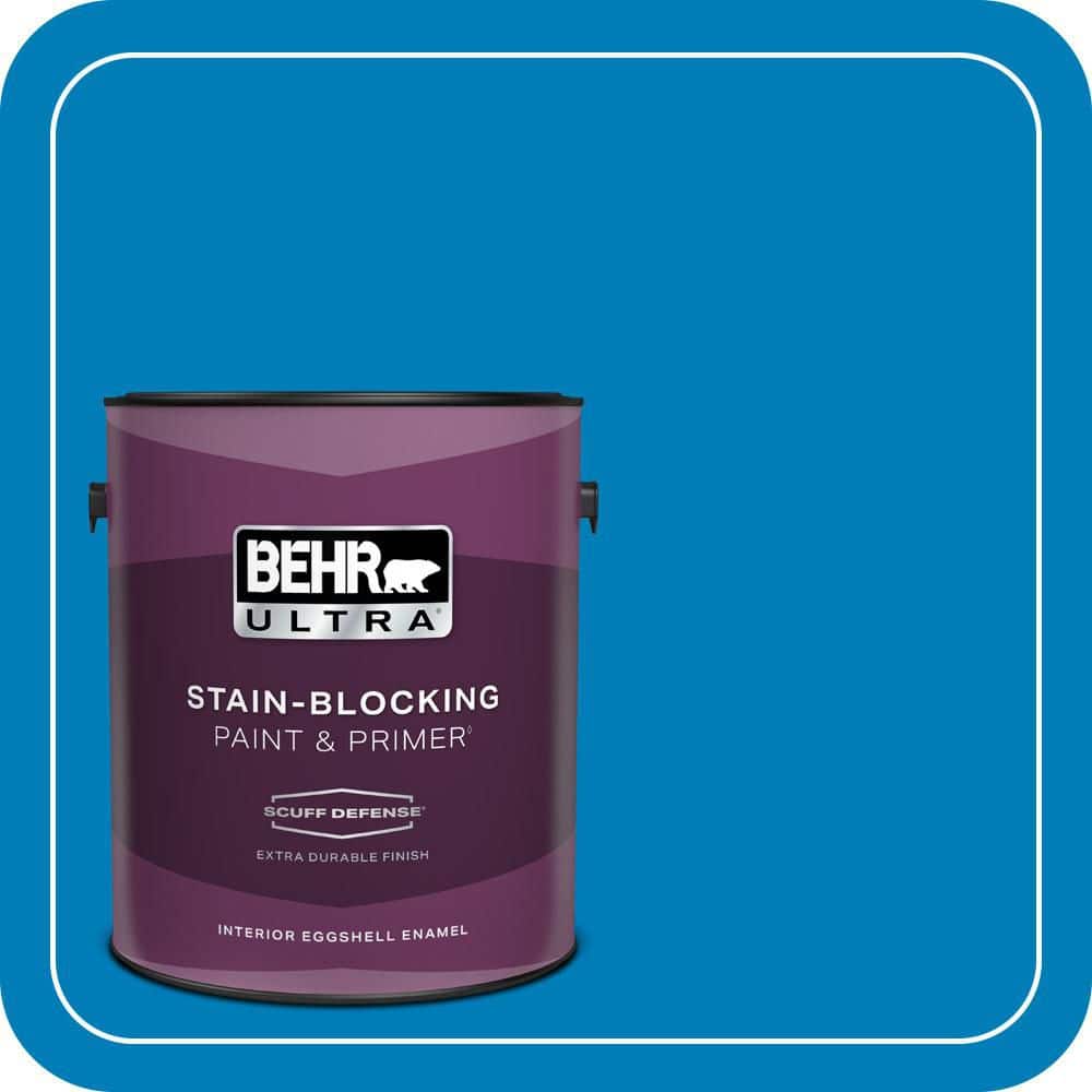BEHR ULTRA 1 gal. #S-G-550 Artesian Water Extra Durable Eggshell Enamel Interior Paint & Primer (1)