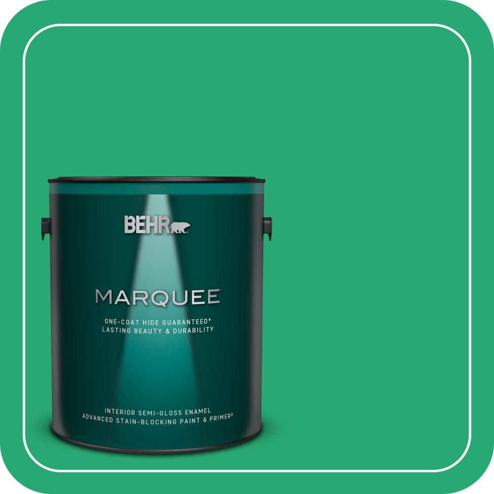 BEHR MARQUEE 1 gal. #470B-5 Garden Medley Semi-Gloss Enamel Interior Paint & Primer