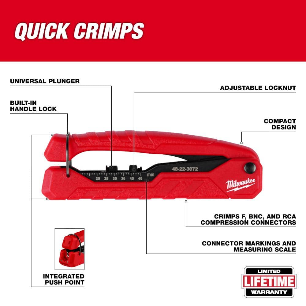 Milwaukee Coax Compression Crimper (2)