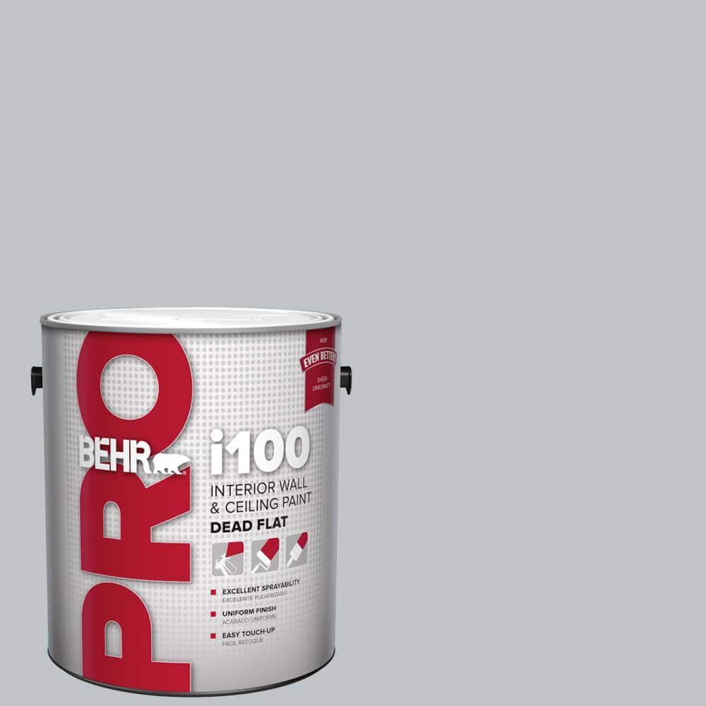 BEHR PRO 1 gal. #N510-2 Galactic Tint Dead Flat Interior Paint