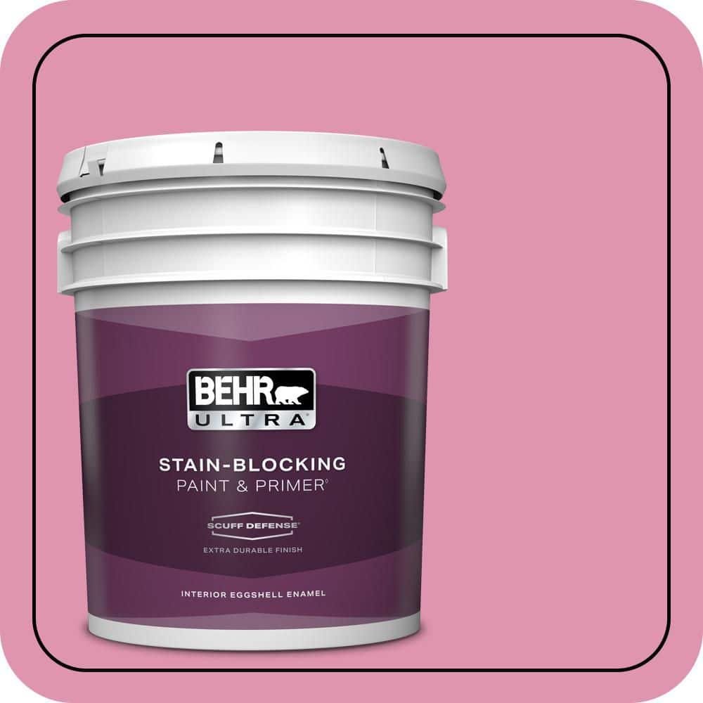 BEHR ULTRA 5 gal. #P130-4 Its a Girl Extra Durable Eggshell Enamel Interior Paint & Primer