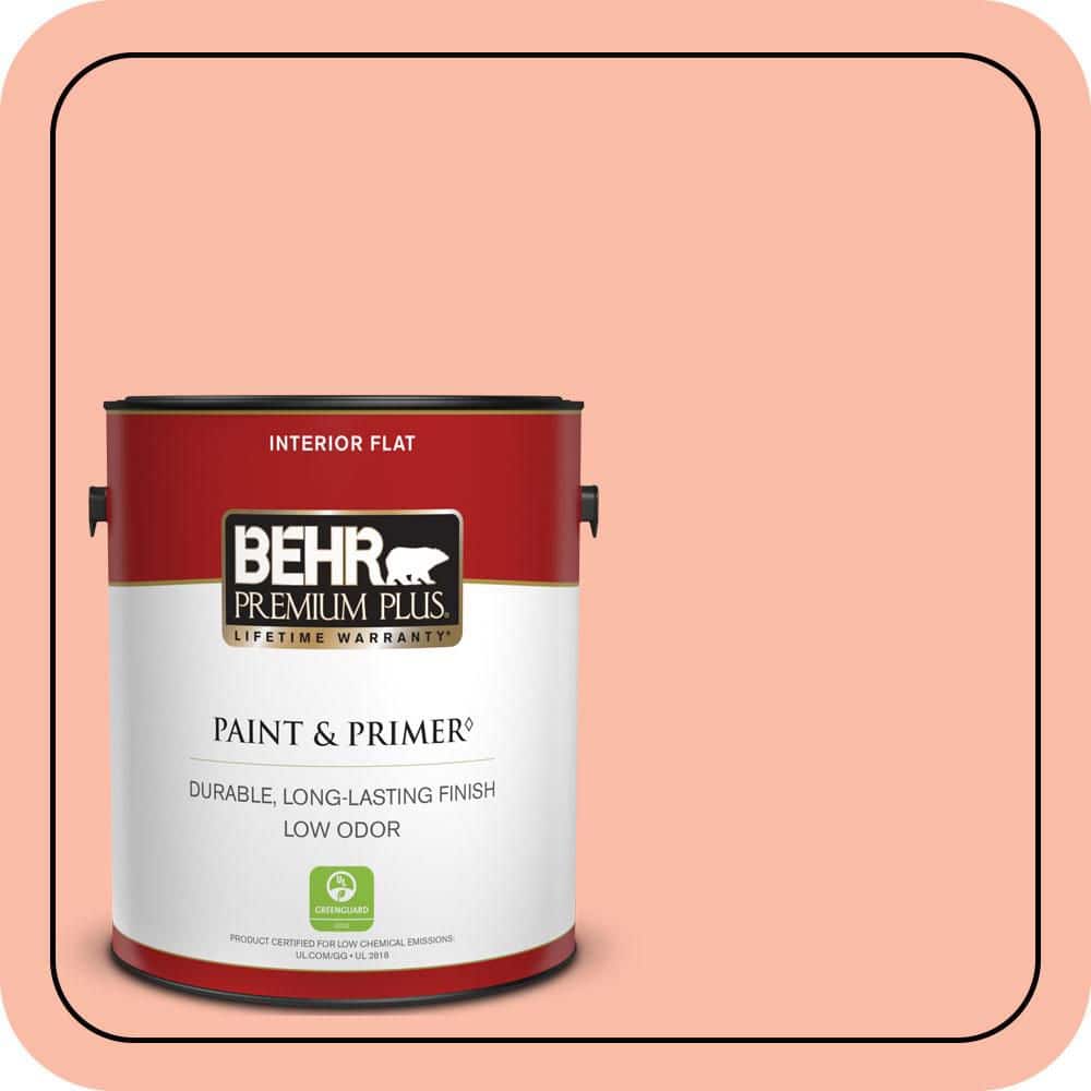 BEHR PREMIUM PLUS #200A-3 Blushing Apricot Enamel Low Odor & Primer (1)