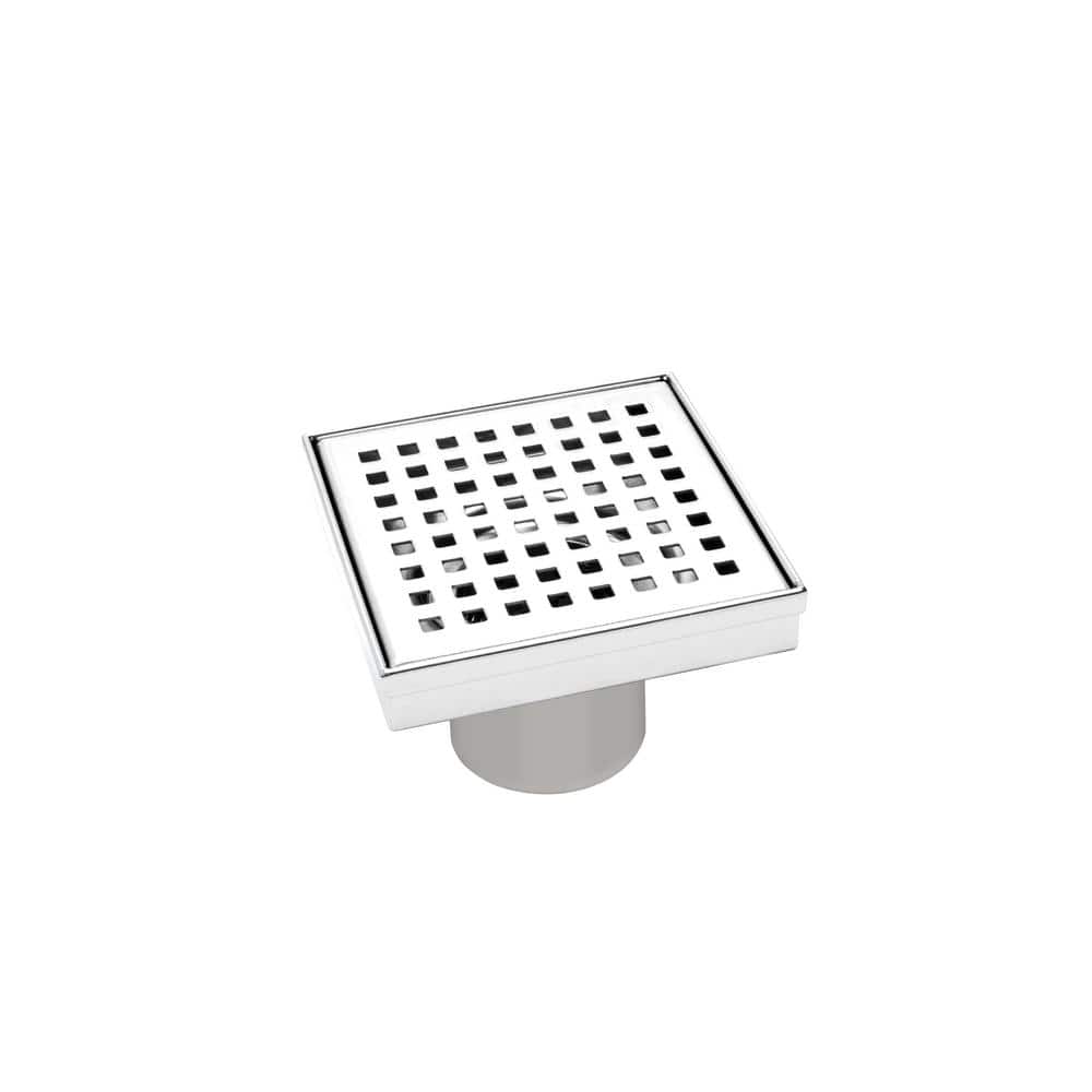 Innova 4 in. Square Pattern Grid Designer Square Drain