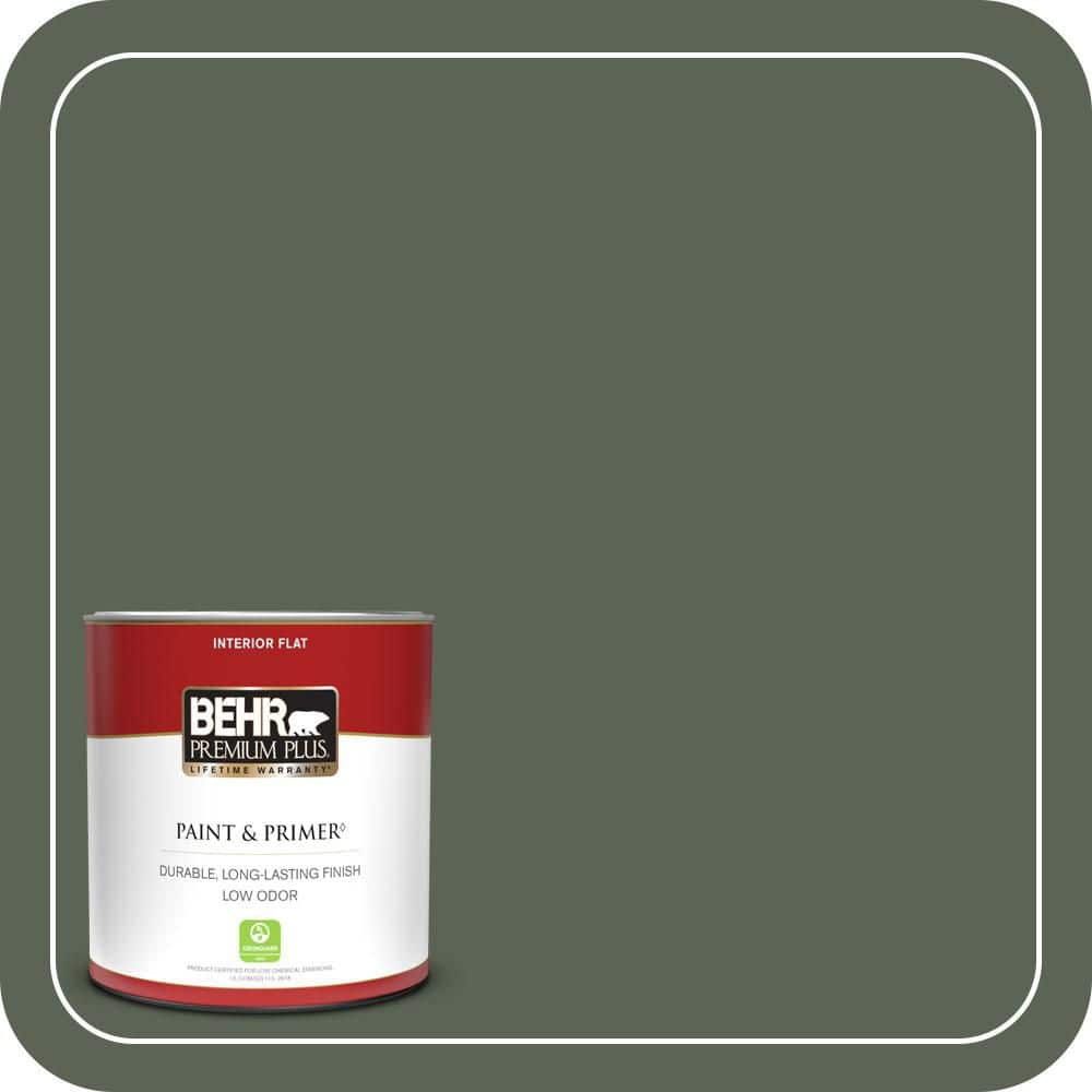 BEHR PREMIUM PLUS #T13-16 Pine Cone Pass Enamel & Primer Color Sample (1)