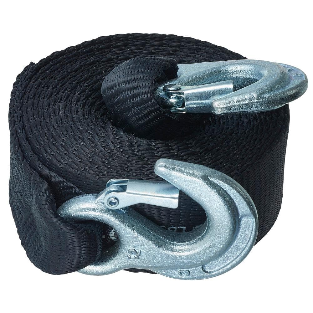 Husky 2 in. x 15 ft. Tow Strap with Hooks