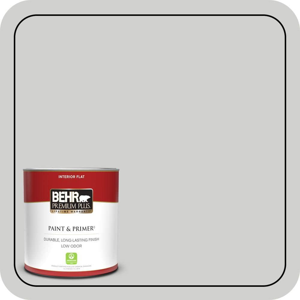 BEHR PREMIUM PLUS 1 qt. #PPU26-15 Halation Flat Low Odor Interior Paint & Primer (1)