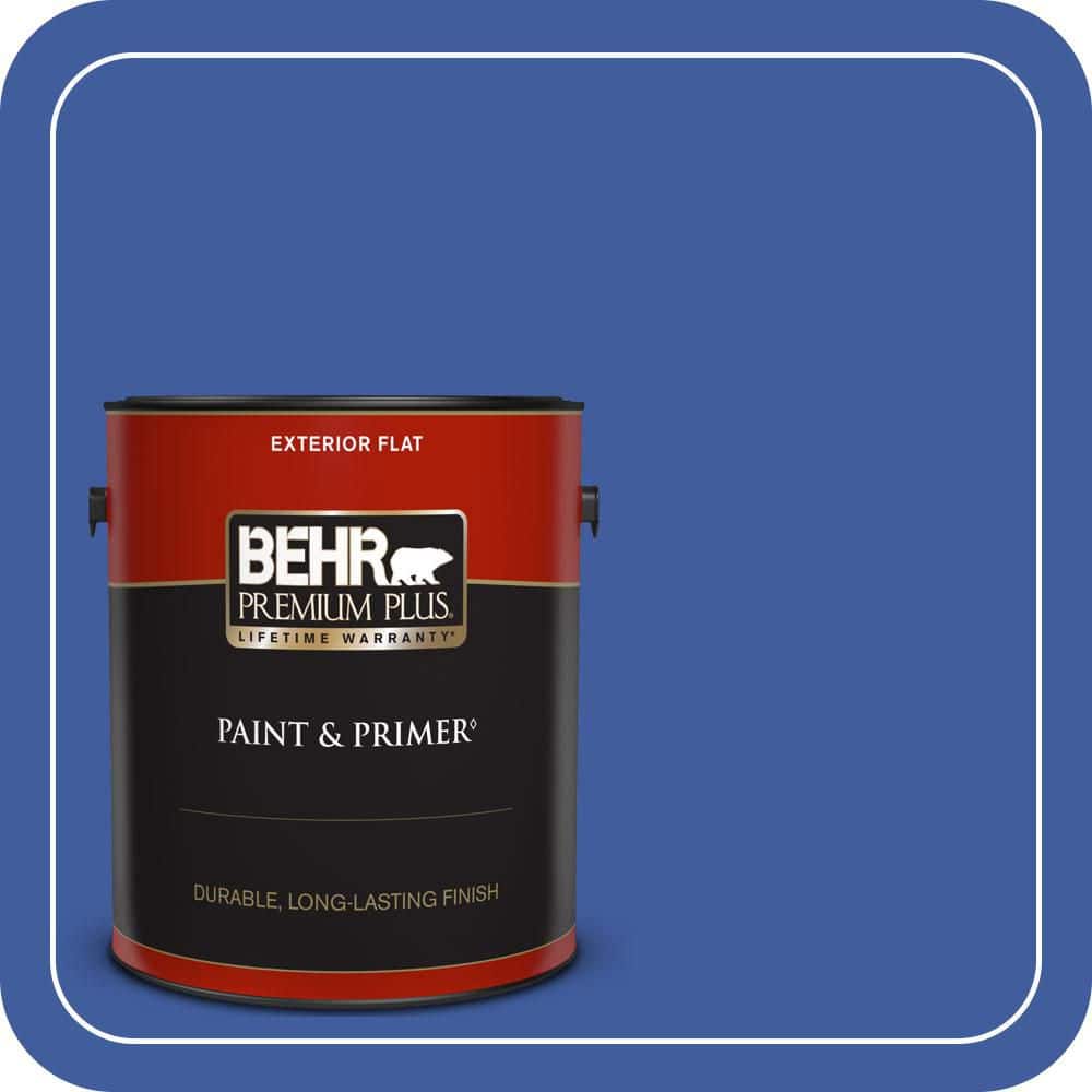 BEHR PREMIUM PLUS #BIC-21 Blue Dahlia Flat Low Odor & Primer (1)