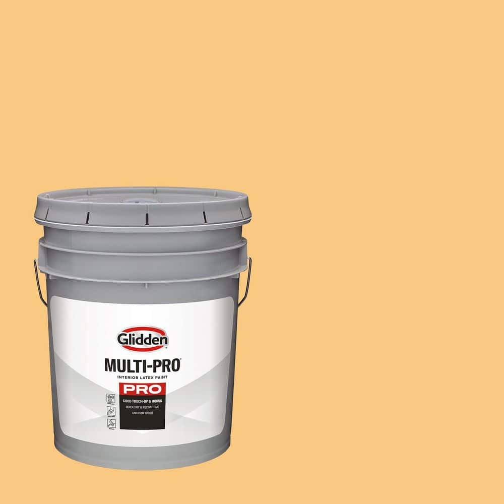 Glidden Multi-Pro 5 gal. PPG1204-5 Chunk of Cheddar Eggshell Interior Paint
