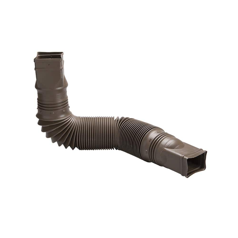 Amerimax Home Products Flex A Spout 55 in. Vinyl Downspout Extension
