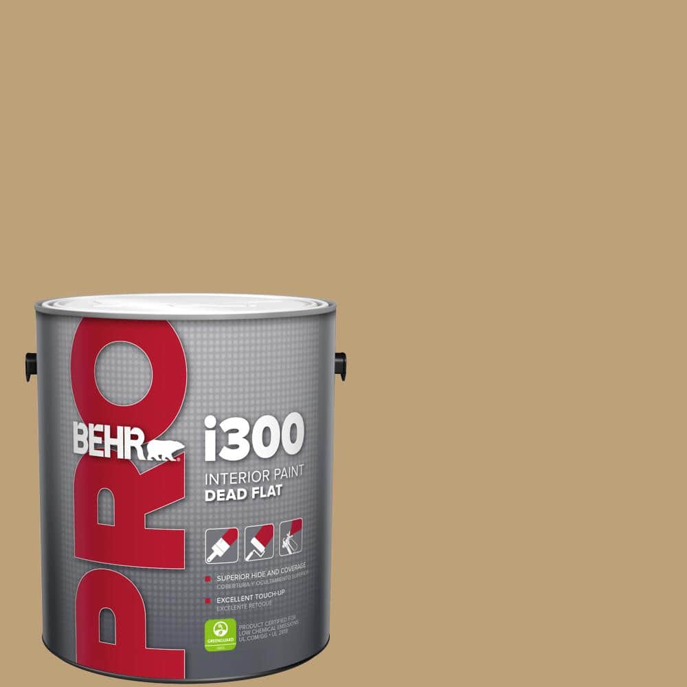 BEHR PRO 1 gal. #PMD-50 Winter Wheat Dead Flat Interior Paint