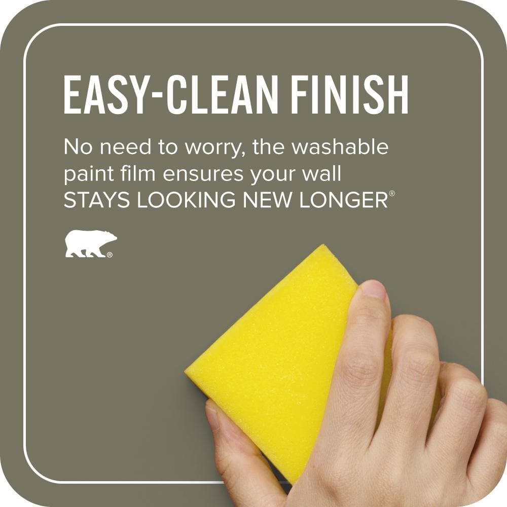 BEHR ULTRA 1 gal. #N350-6 Peppergrass Extra Durable Flat Interior Paint & Primer (4)