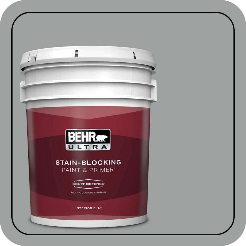BEHR ULTRA 5 gal. #N460-4 Cosmic Quest Extra Durable Flat Interior Paint & Primer