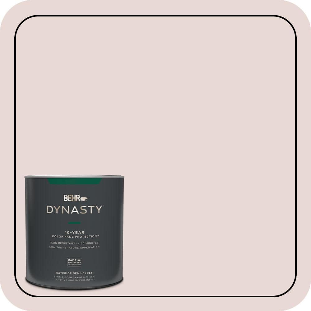 BEHR DYNASTY 1 qt. #PPU17-07 Vienna Lace Semi-Gloss Exterior Stain-Blocking Paint & Primer