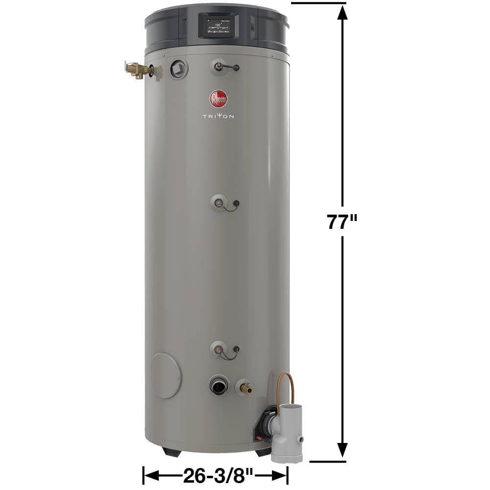 Rheem Triton Heavy Duty 250K BTU High Efficiency Ultra Low NOx Natural Gas Power Direct Vent Commercial Water Heater (2)