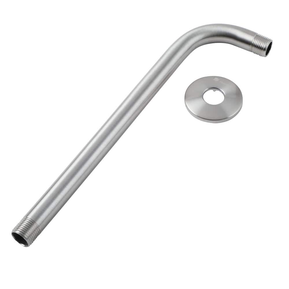 Glacier Bay Raincan 3.5 J-shaped Shower Arm Nickel (3)