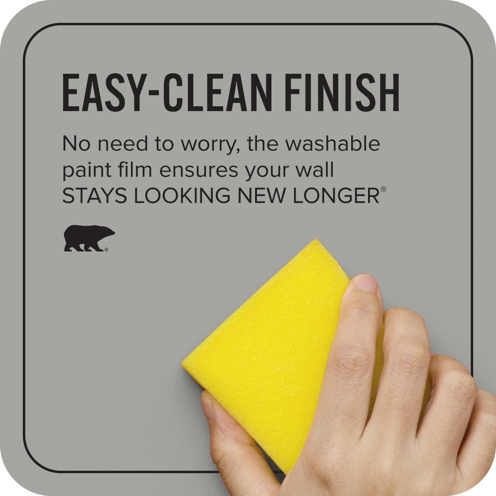 BEHR ULTRA 1 gal. #PPU24-18 Great Graphite Extra Durable Eggshell Enamel Interior Paint & Primer (4)