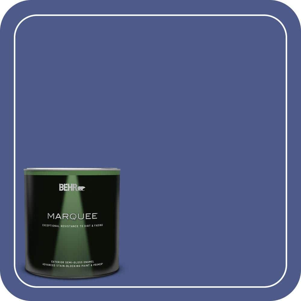 BEHR MARQUEE 1 qt. #S-G-610 Gem Semi-Gloss Enamel Exterior Paint & Primer
