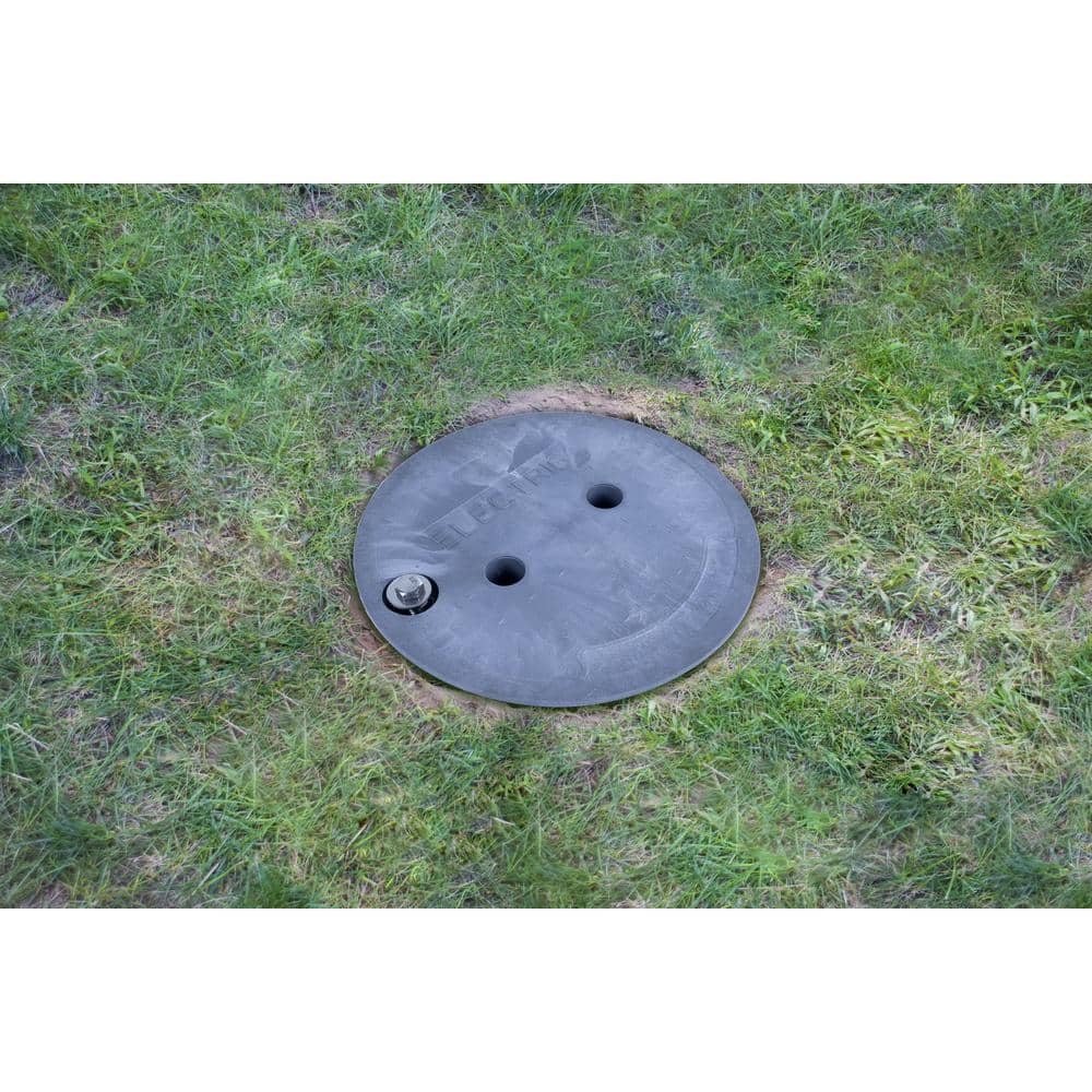 NEWHOUSE ELECTRIC 10 in. Round Electrical Splice Box (3)