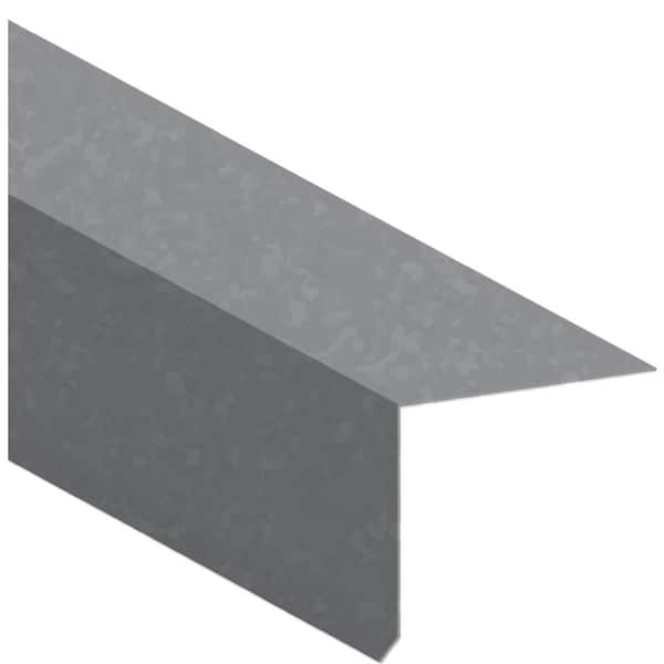 Gibraltar Building Products 1 in. x 2 in. x 10 ft. Galvanized Steel Drip Edge Flashing (2)