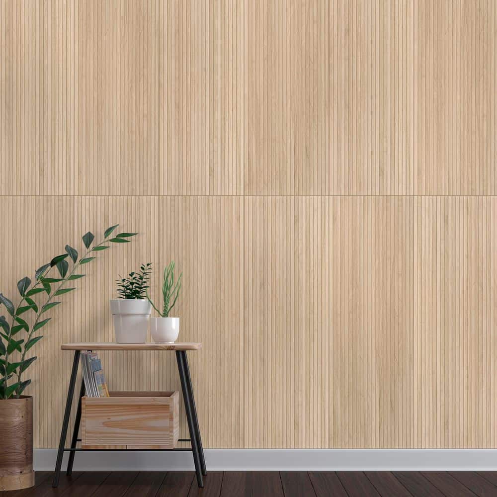 MSI Urban Bamboo Ridge 16 in. x 48 in. Beige Matte Ceramic Wall Tile (5.17 sq. ft./Each) (3)