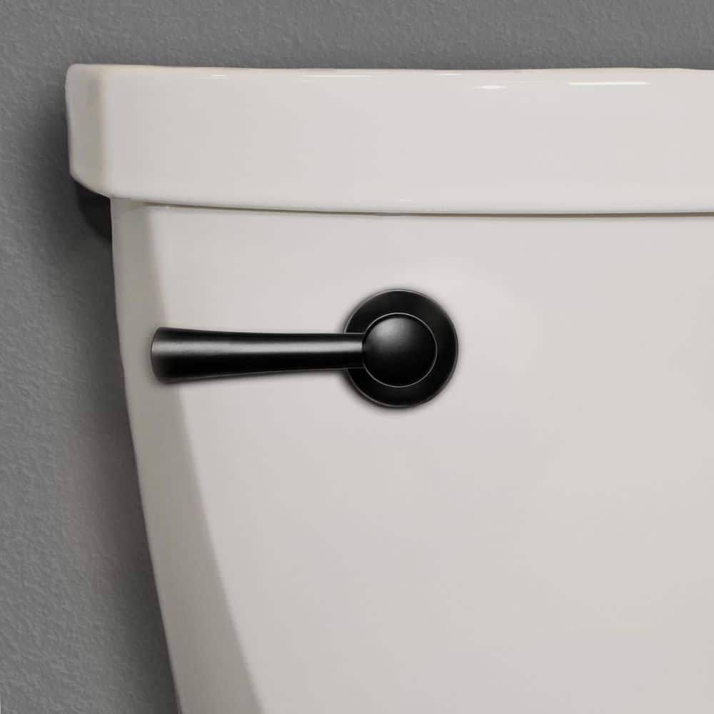 Korky StrongARM Toilet Handle and Lever - Fits Front, Side, Angled, Left, and Right Mount Toilets - Matte Black, Simple Style (4)