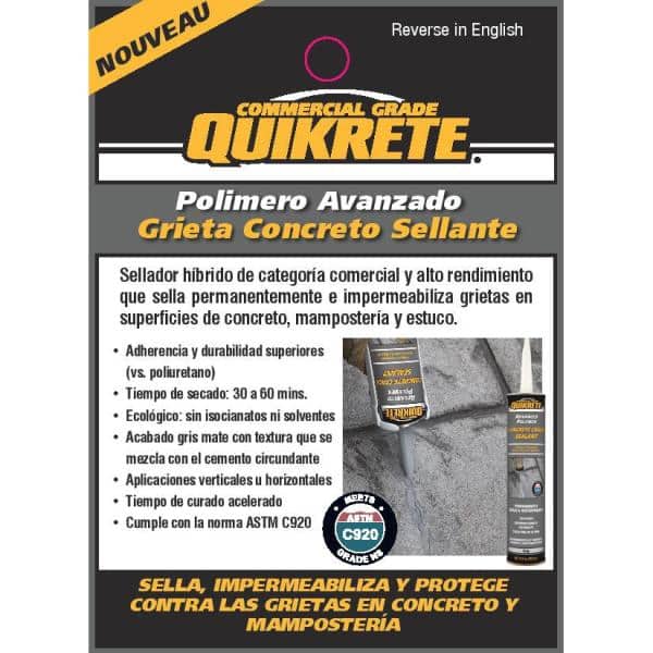 Quikrete 10.1 oz. Concrete Crack Sealant (3)